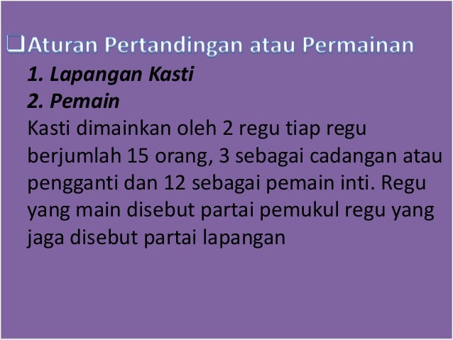 Permainan bola kasti