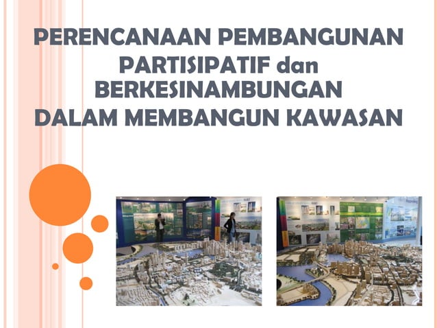 Manfaat Pembangunan Partisipatif