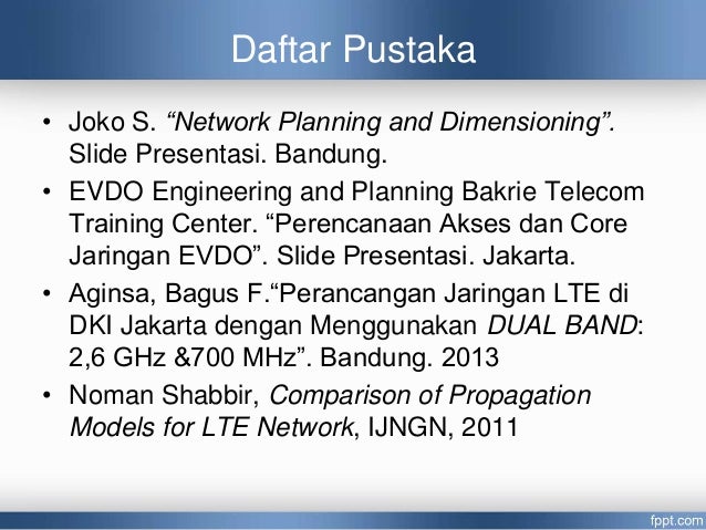 Perencanaan Jaringan Akses dan Core