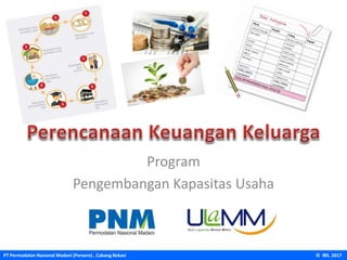 Program
Pengembangan Kapasitas Usaha
PT Permodalan Nasional Madani (Persero) , Cabang Bekasi © IBS. 2017
 