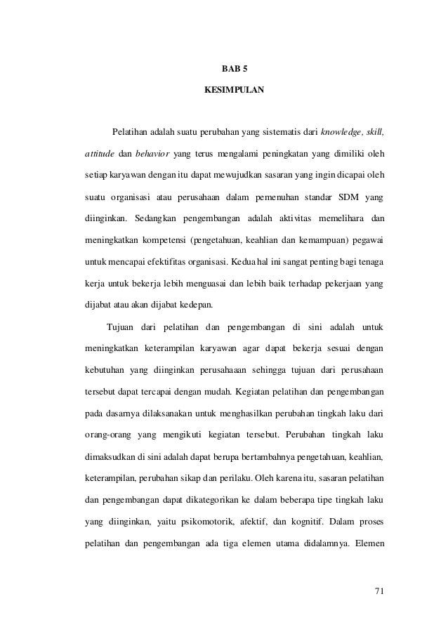 Perencanaan Pelatihan Dan Pengembangan