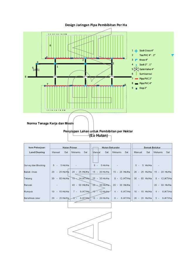 Panduan Perencanaan pembangunan perkebunan kelapa sawit