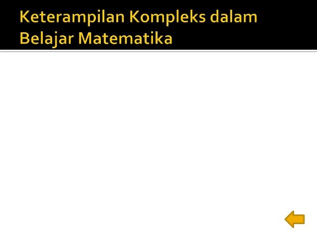Perencanaan pembelajaran matematika