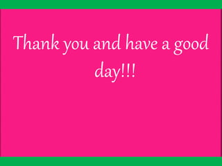 Thank you and have a good
day!!!
 