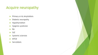 Peripheral neuropathy | PPTX