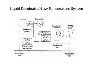Liquid Dominated-Low Temperature System
 
