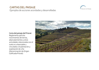 Carta	del	paisaje	del	Penedés	
Fichas	de	buenas	prácticas	del	
paisaje	vitivinícola	del	Penedés	
CARTAS	DEL	PAISAJE	
Ejemp...