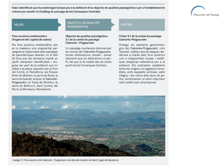 Participación pública
CATÁLOGOS DE PAISAJE
Principales puntos de observación del paisaje, e itinerarios
 