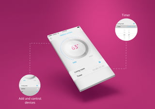 Timer
Add and control
devices