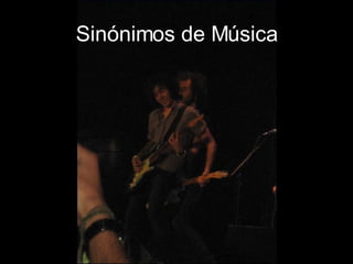 Sinónimos de Música 