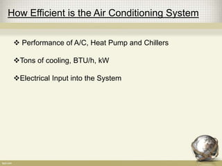 performance analysis and modification of an air conditioner | PPTX