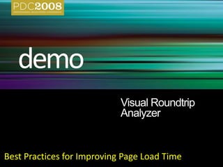 Best Practices for Improving Page Load Time
 