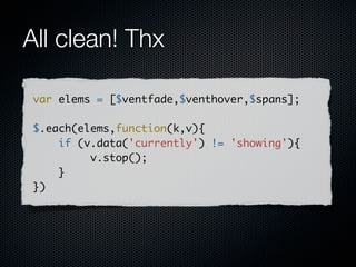 jQuery Anti-Patterns for Performance | PPT