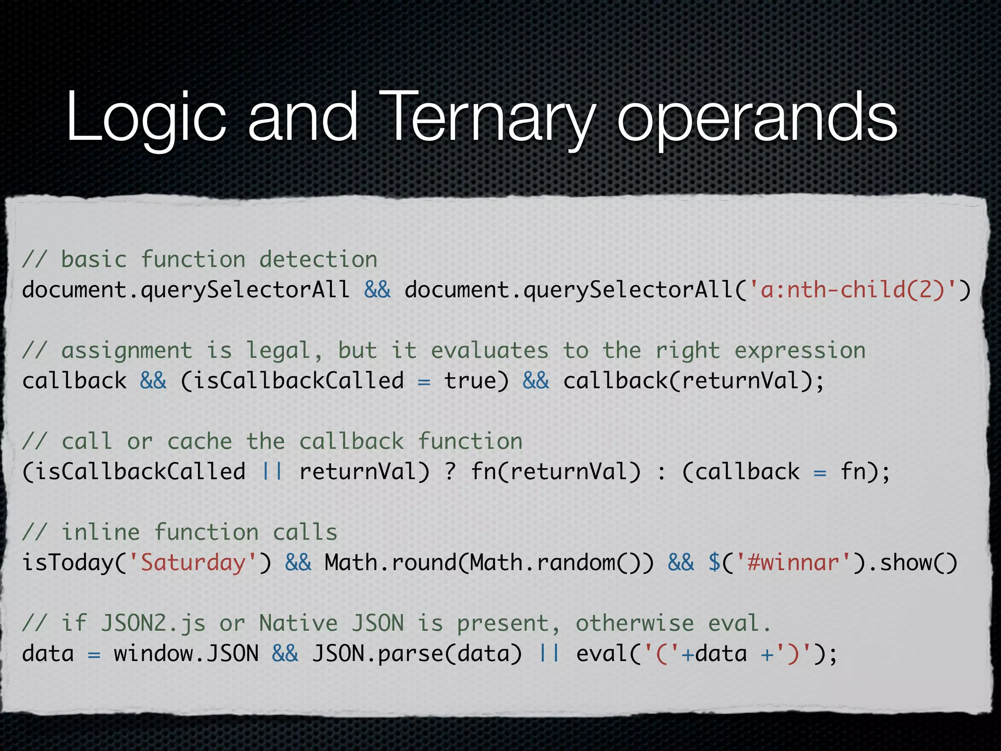 Data()

// regular:
$(elem).data(key,value);

// omg like 10x faster:
$.data(elem,key,value);
 