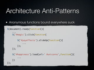 Moar DRY plz?

if ($ventfade.data('currently') != 'showing') {
  $ventfade.stop();
}
if ($venthover.data('currently') != 'showing') {
  $venthover.stop();
}
if ($spans.data('currently') != 'showing') {
  $spans.stop();
}



                       from http://mt-ventures.com/_js/global.js
 