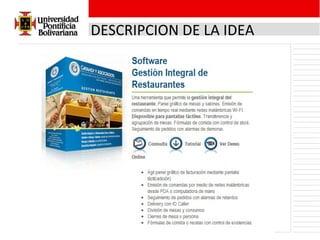DESCRIPCION DE LA IDEA 