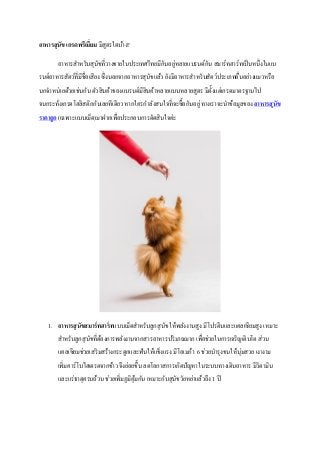 อาหารสุนัข เกรดพรีเมี่ยม มีสูตรใดบ้าง?
อาหารสาหรับสุนัขที่วางขายในประเทศไทยมีกันอยู่หลายแบรนด์กัน สมาร์ทฮาร์ทเป็นหนึ่งในแบ
รนด์อาหารสัตว์ที่มีชื่อเสียง ซึ่งนอกจากอาหารสุนัขแล้ว ยังมีอาหารสาหรับสัตว์ประเภทอื่นอย่างแมวหรือ
นกจาหน่ายด้วยเช่นกัน ตัวสินค้าของแบรนด์มีสินค้าหลายแบบหลายสูตร มีตั้งแต่เกรดมาตรฐานไป
จนกระทั่งเกรดโฮลิสติกกันเลยทีเดียว หากใครกาลังสนใจที่จะซื้อกันอยู่ ทางเราจะนาข้อมูลของ อาหารสุนัข
ราคาถูก (เฉพาะแบบเม็ด)มาฝากเพื่อประกอบการตัดสินใจค่ะ
1. อาหารสุนัขสมาร์ทฮาร์ทแบบเม็ดสาหรับลูกสุนัข ให้พลังงานสูง มีโปรตีนและแคลเซียมสูง เหมาะ
สาหรับลูกสุนัขที่ต้องการพลังงานจากสารอาหารปริมาณมาก เพื่อช่วยในการเจริญเติบโต ส่วน
แคลเซียมช่วยเสริมสร้างกระดูกและฟันให้แข็งแรง มีโอเมก้า 6 ช่วยบำรุงขนให้นุ่มสวย เงำงำม
เพิ่มคำร์โบไฮเดรตจำกข้ำว จึงย่อยขึ้น ลดโอกำสกำรเกิดปัญหำในระบบทำงเดินอำหำร มีวิตามิน
และแร่ธาตุครบถ้วน ช่วยเพิ่มภูมิคุ้มกัน เหมาะกับสุนัขวัยหย่าแล้วถึง 1 ปี
 