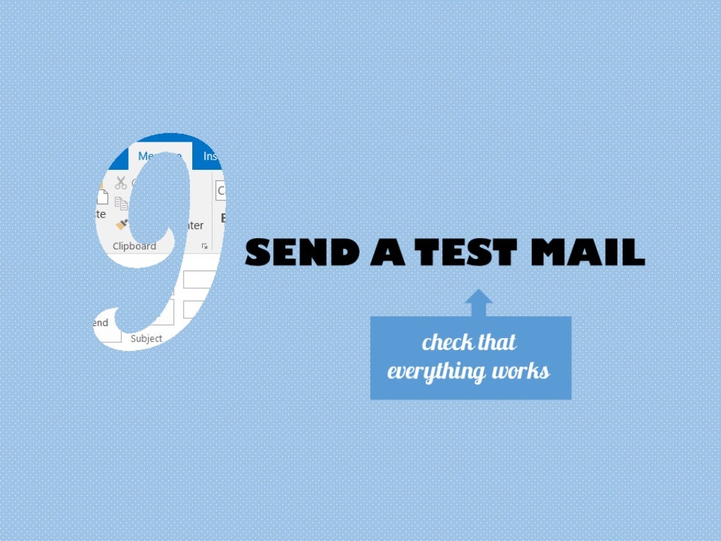 9 Send A Test Email 