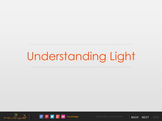 /noushadgd https://500px.com/noushad BACK NEXT EXIT
Understanding Light
 