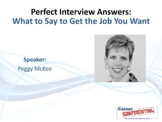 Perfect Interview Answers | PPTX