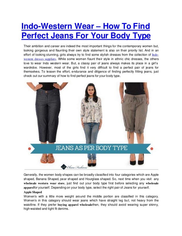 perfect jeans for your body type