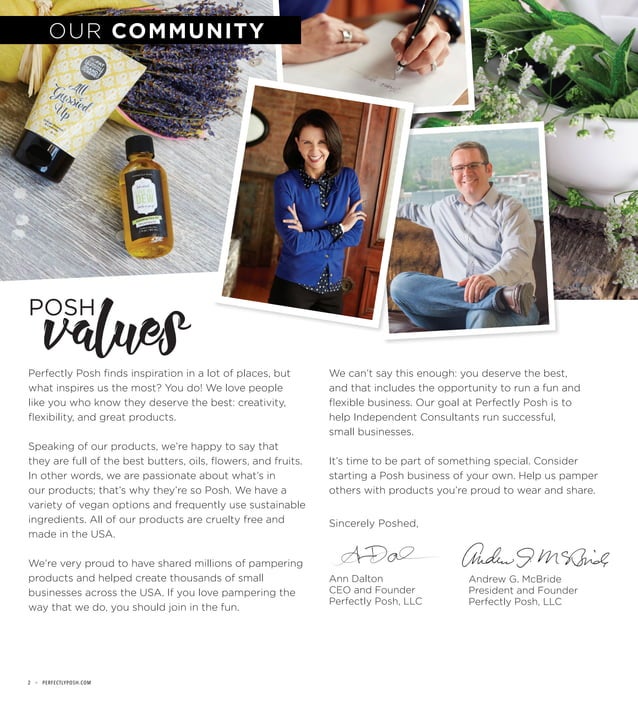 Perfectly Posh Catalog PDF Skin Care Beauty