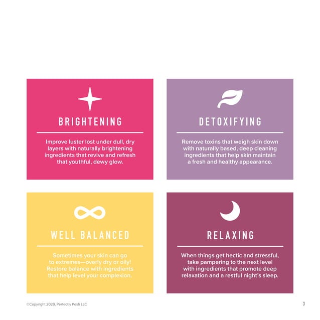 Perfectly posh products core catalog august 2020 PDF