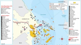 Azerbaijan Oil&Gas Fields Map in Azeri