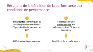 Résultats: de la définition de la performance aux
conditions de performance
Perfecto - 10 juin 2021 28
Des attentes économ...