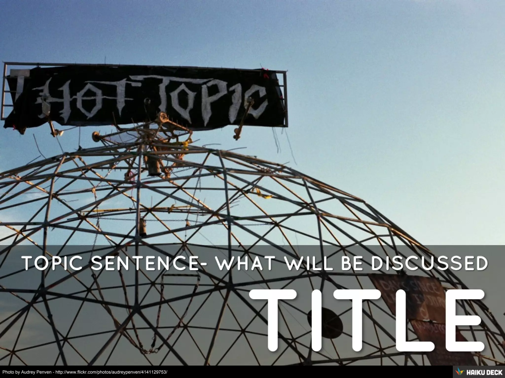 Photo by Audrey Penven - http://www.flickr.com/photos/audreypenven/4141129753/
 