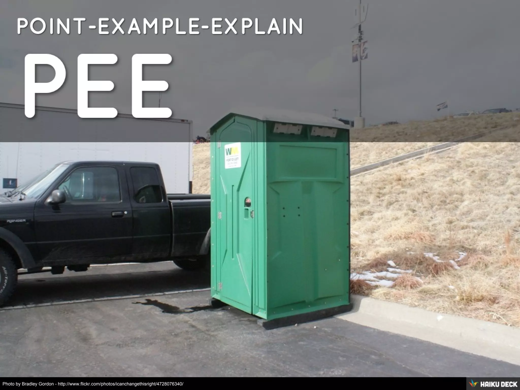 Photo by Bradley Gordon - http://www.flickr.com/photos/icanchangethisright/4728076340/
 