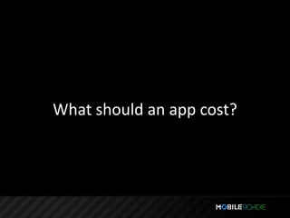 What should an app cost?
 