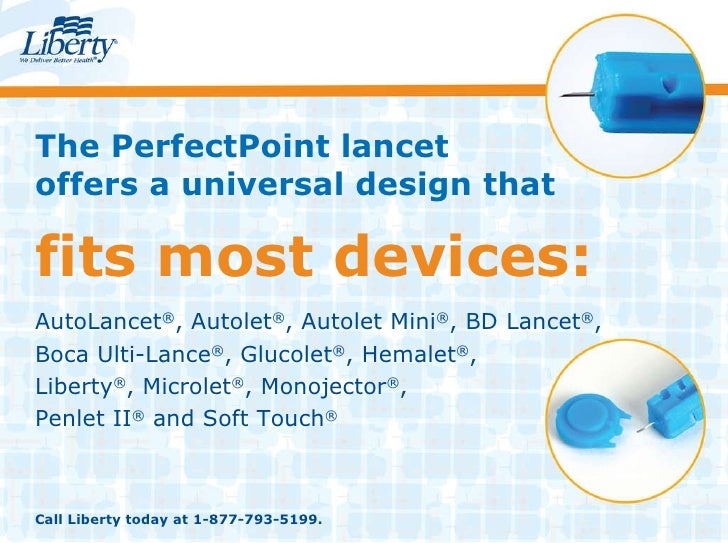 The Perfect Point Lancet and Liberty II Lancing Device Diabetes Tes…