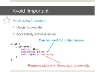 Perfect Styling - How to write better CSS | PDF