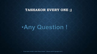 TASHAKOR EVERY ONE ;)

 