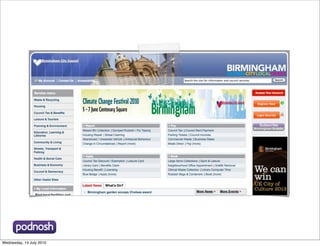 Wednesday, 14 July 2010
 