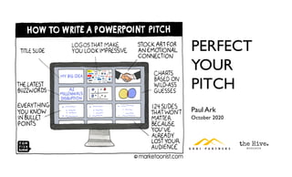 PERFECT
YOUR
PITCH
Paul Ark
October 2020
 