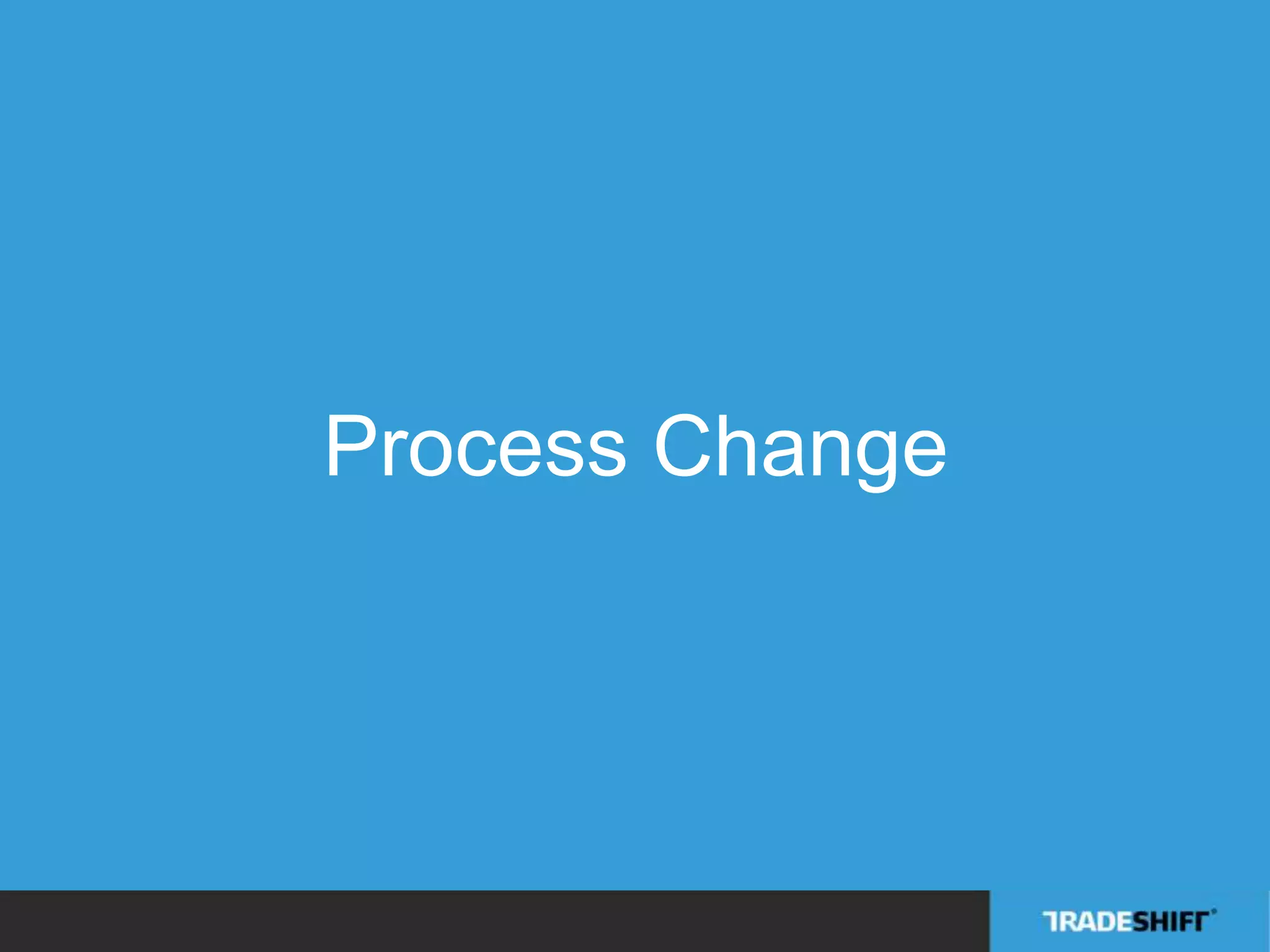 Process Change 
 