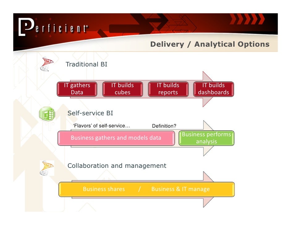 Perficient Self Service Business Intelligence With Power Pivot