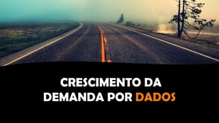 CRESCIMENTO DA
DEMANDA POR DADOS
 