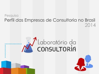 Pesquisa 
Perfil das Empresas de Consultoria no Brasil 
2014  