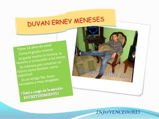   Está a cargo de la     sección INTERNACIONALINFOVENCEDORES