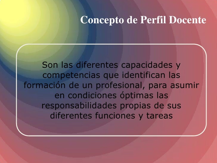 Perfil del docente del siglo xxi
