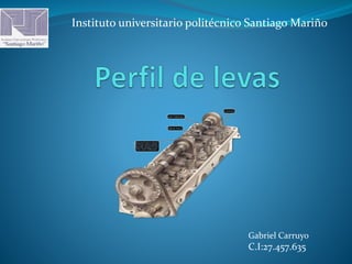Instituto universitario politécnico Santiago Mariño
Gabriel Carruyo
C.I:27.457.635
 