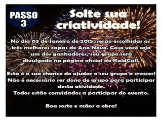 Desenhe o perfil novo do Facebook de RaidCall BR!