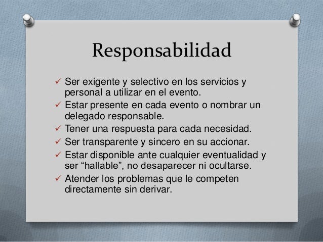 planeadores de eventos