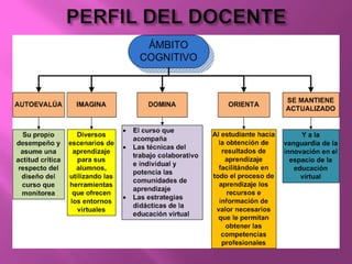 PERFIL DEL DOCENTE