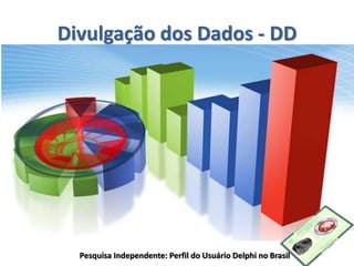 Divulgação dos Dados - DD
Pesquisa Independente: Perfil do Usuário Delphi no Brasil
 