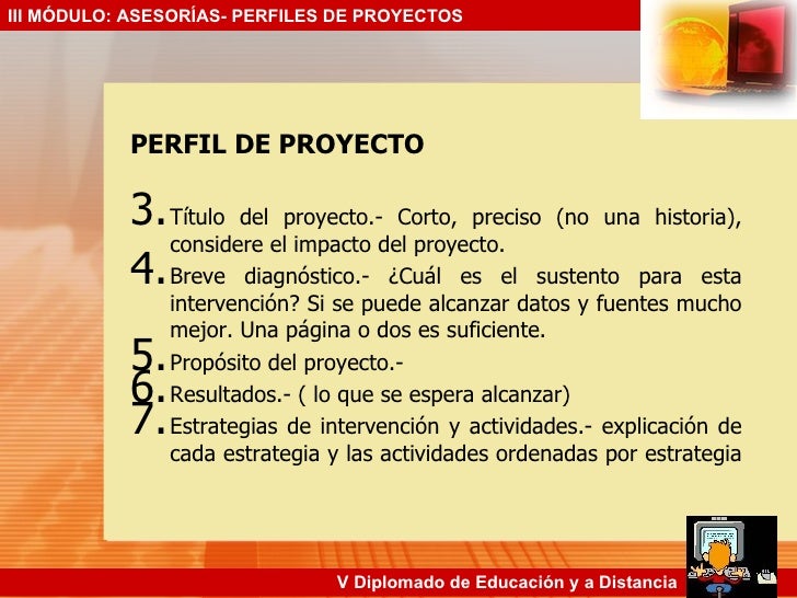 Perfiles De Proyectos