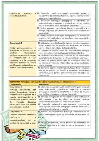 PERFILES DE LOS ACTORES EDUCATIVOS 2023 | PDF